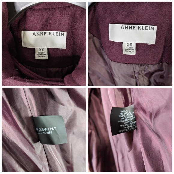 2x 👯♀️Host Pick⚡️Anne Klein Wool Blend Coat - Picture 6 of 8